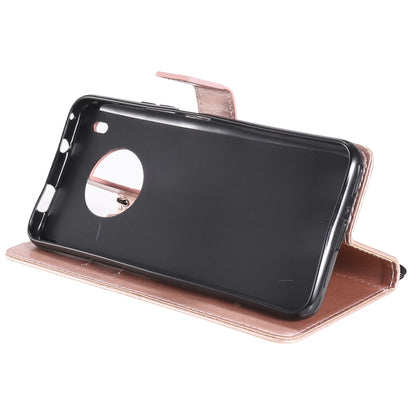 For Huawei Y9a 3D Butterflies Embossing Pattern Horizontal Flip Leather Case with Holder & Card Slot & Wallet(Rose Gold) - Huawei Cases by buy2fix | Online Shopping UK | buy2fix