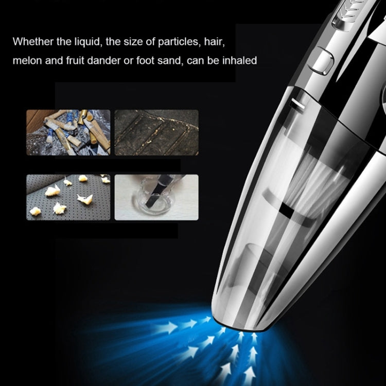 R-6053 6000Pa Multi-function USB Charging Car Handheld Wireless Vacuum Cleaner Dust Collector Cleaning Tools(Black) - Vacuum Cleaner by buy2fix | Online Shopping UK | buy2fix