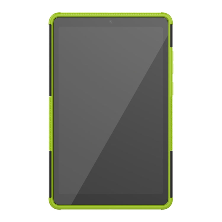 For Lenovo Tab M8 (2020) TB-8705F 8.0 inch Tire Texture Shockproof TPU+PC Protective Case with Holder(Green) - Lenovo by buy2fix | Online Shopping UK | buy2fix