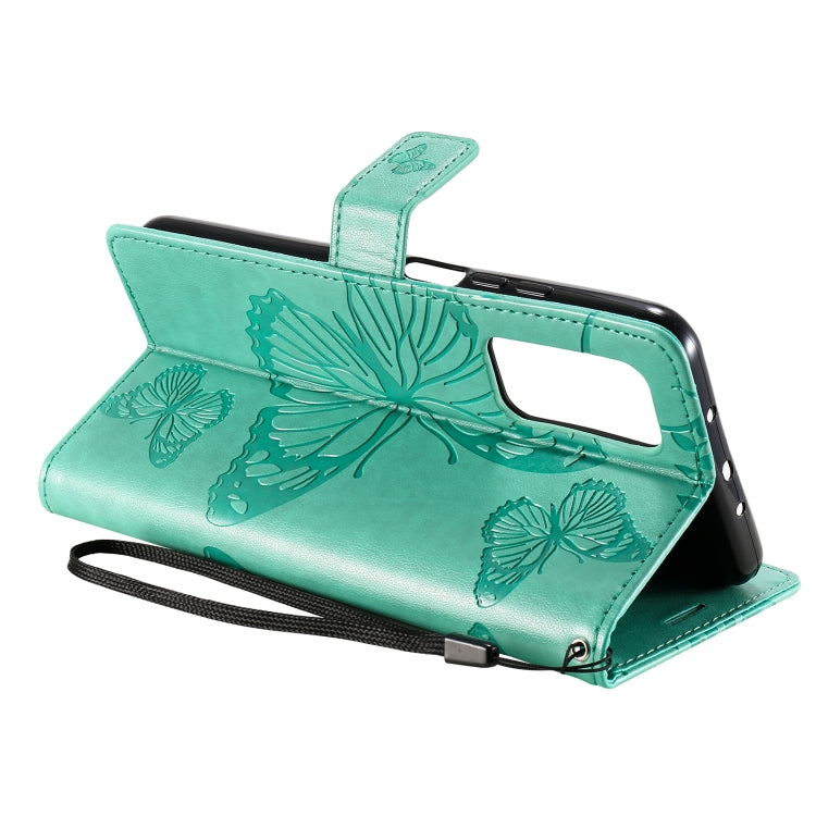 For Xiaomi Mi 10T / Mi 10T Pro 3D Butterflies Embossing Pattern Horizontal Flip Leather Case with Holder & Card Slot & Wallet(Green) - Xiaomi Cases by buy2fix | Online Shopping UK | buy2fix