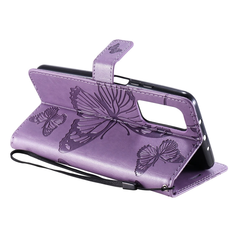 For Xiaomi Mi 10T / Mi 10T Pro 3D Butterflies Embossing Pattern Horizontal Flip Leather Case with Holder & Card Slot & Wallet(Purple) - Xiaomi Cases by buy2fix | Online Shopping UK | buy2fix