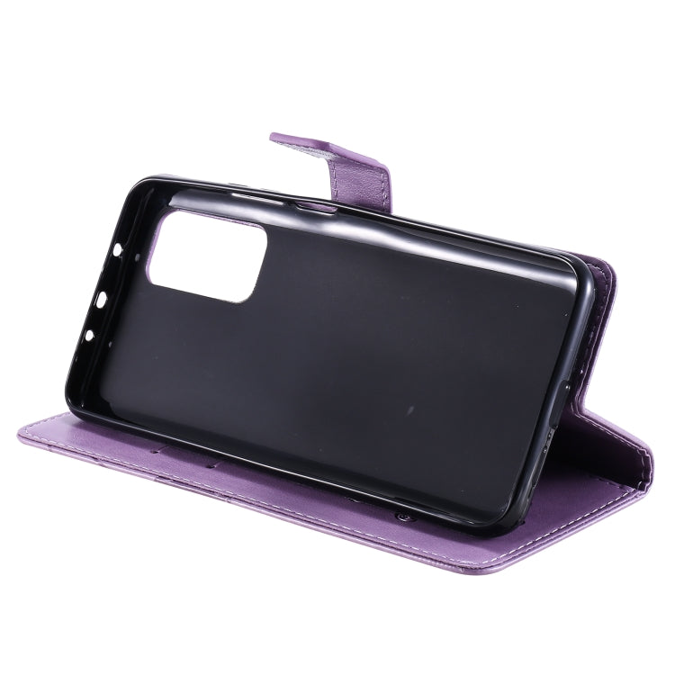 For Xiaomi Mi 10T / Mi 10T Pro 3D Butterflies Embossing Pattern Horizontal Flip Leather Case with Holder & Card Slot & Wallet(Purple) - Xiaomi Cases by buy2fix | Online Shopping UK | buy2fix