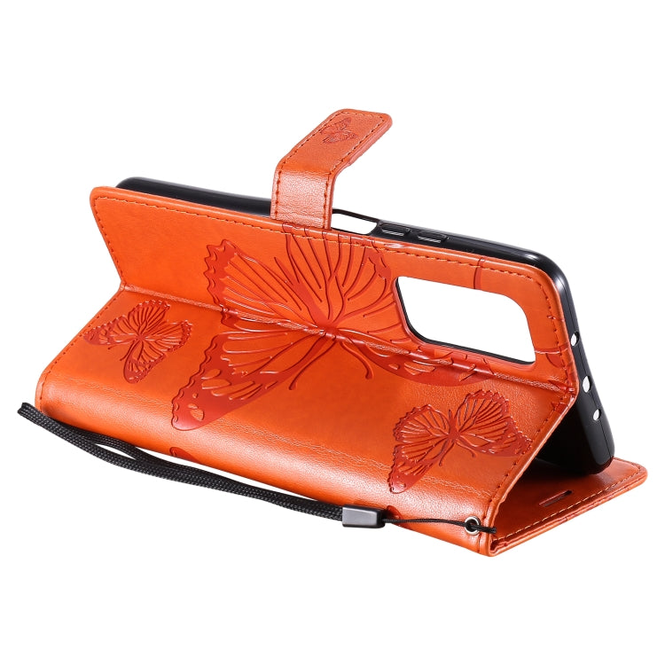 For Xiaomi Mi 10T / Mi 10T Pro 3D Butterflies Embossing Pattern Horizontal Flip Leather Case with Holder & Card Slot & Wallet(Orange) - Xiaomi Cases by buy2fix | Online Shopping UK | buy2fix