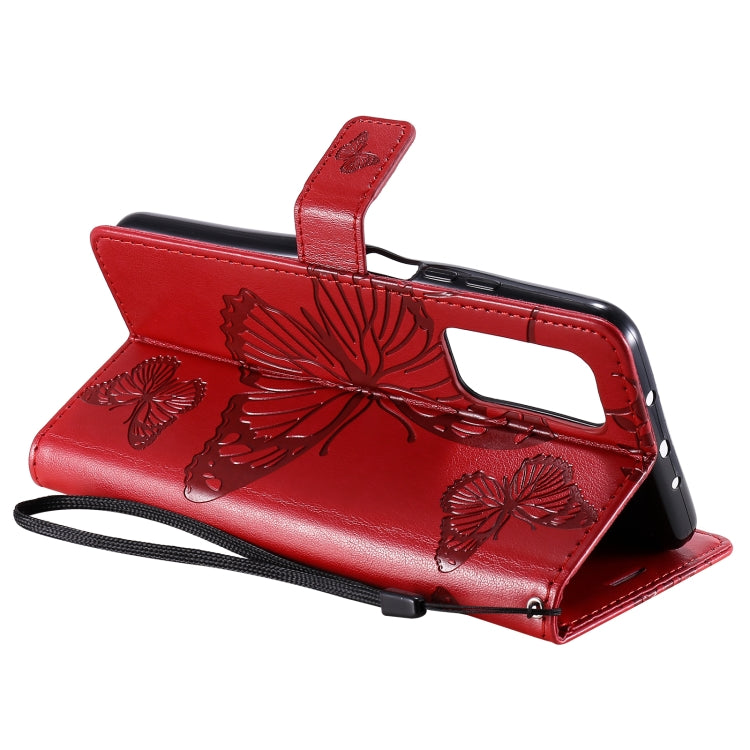 For Xiaomi Mi 10T / Mi 10T Pro 3D Butterflies Embossing Pattern Horizontal Flip Leather Case with Holder & Card Slot & Wallet(Red) - Xiaomi Cases by buy2fix | Online Shopping UK | buy2fix