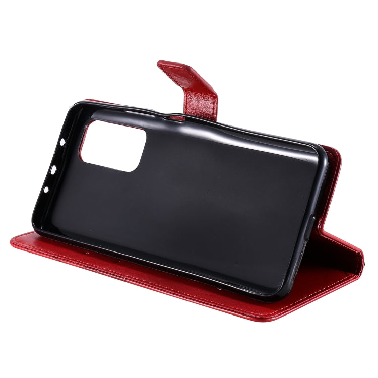 For Xiaomi Mi 10T / Mi 10T Pro 3D Butterflies Embossing Pattern Horizontal Flip Leather Case with Holder & Card Slot & Wallet(Red) - Xiaomi Cases by buy2fix | Online Shopping UK | buy2fix