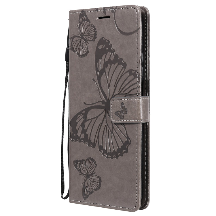 For Xiaomi Mi 10T / Mi 10T Pro 3D Butterflies Embossing Pattern Horizontal Flip Leather Case with Holder & Card Slot & Wallet(Grey) - Xiaomi Cases by buy2fix | Online Shopping UK | buy2fix