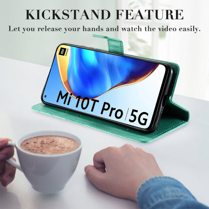 For Xiaomi Mi 10T / Mi 10T Pro 3D Butterflies Embossing Pattern Horizontal Flip Leather Case with Holder & Card Slot & Wallet(Grey) - Xiaomi Cases by buy2fix | Online Shopping UK | buy2fix