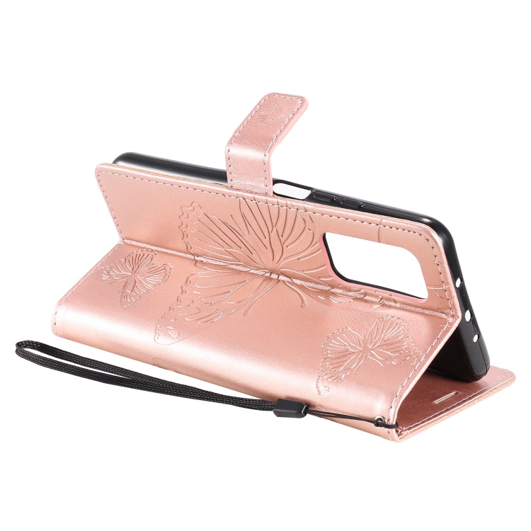 For Xiaomi Mi 10T / Mi 10T Pro 3D Butterflies Embossing Pattern Horizontal Flip Leather Case with Holder & Card Slot & Wallet(Rose Gold) - Xiaomi Cases by buy2fix | Online Shopping UK | buy2fix