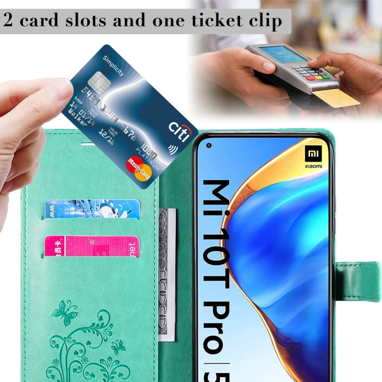 For Xiaomi Mi 10T / Mi 10T Pro 3D Butterflies Embossing Pattern Horizontal Flip Leather Case with Holder & Card Slot & Wallet(Rose Gold) - Xiaomi Cases by buy2fix | Online Shopping UK | buy2fix