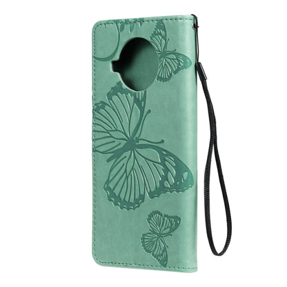 For Xiaomi Mi 10T Lite 3D Butterflies Embossing Pattern Horizontal Flip Leather Case with Holder & Card Slot & Wallet(Green) - Xiaomi Cases by buy2fix | Online Shopping UK | buy2fix