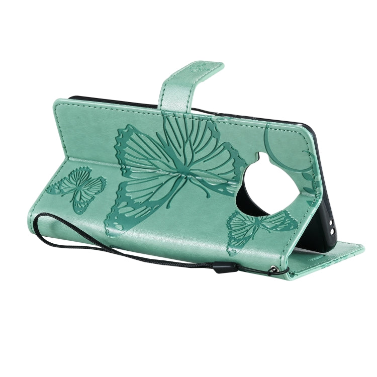 For Xiaomi Mi 10T Lite 3D Butterflies Embossing Pattern Horizontal Flip Leather Case with Holder & Card Slot & Wallet(Green) - Xiaomi Cases by buy2fix | Online Shopping UK | buy2fix
