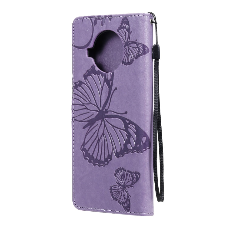 For Xiaomi Mi 10T Lite 3D Butterflies Embossing Pattern Horizontal Flip Leather Case with Holder & Card Slot & Wallet(Purple) - Xiaomi Cases by buy2fix | Online Shopping UK | buy2fix