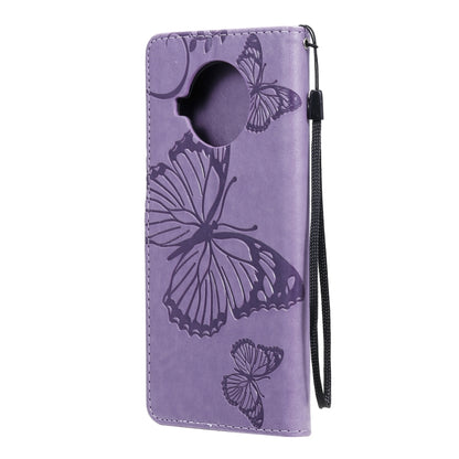 For Xiaomi Mi 10T Lite 3D Butterflies Embossing Pattern Horizontal Flip Leather Case with Holder & Card Slot & Wallet(Purple) - Xiaomi Cases by buy2fix | Online Shopping UK | buy2fix