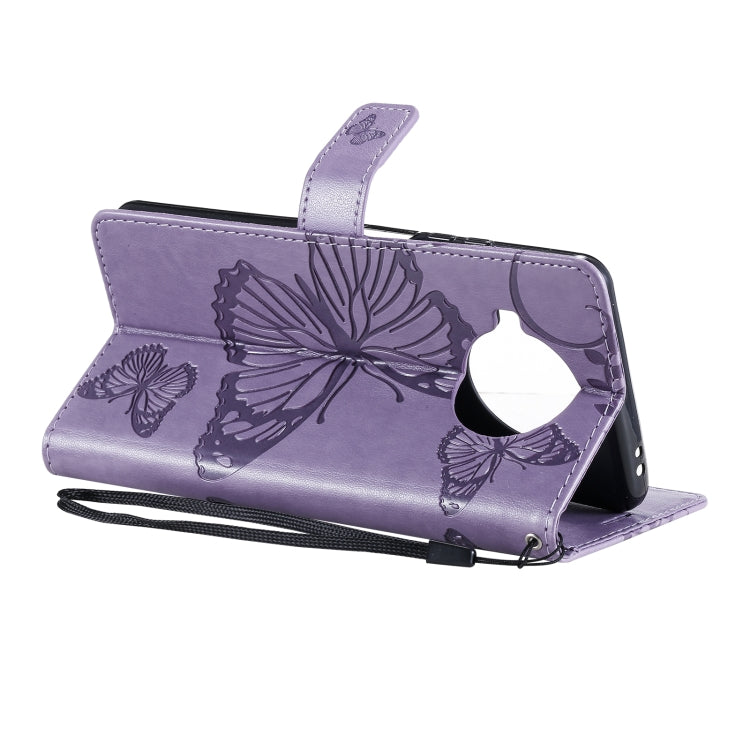 For Xiaomi Mi 10T Lite 3D Butterflies Embossing Pattern Horizontal Flip Leather Case with Holder & Card Slot & Wallet(Purple) - Xiaomi Cases by buy2fix | Online Shopping UK | buy2fix