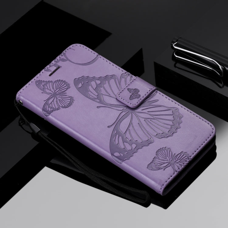 For Xiaomi Mi 10T Lite 3D Butterflies Embossing Pattern Horizontal Flip Leather Case with Holder & Card Slot & Wallet(Purple) - Xiaomi Cases by buy2fix | Online Shopping UK | buy2fix