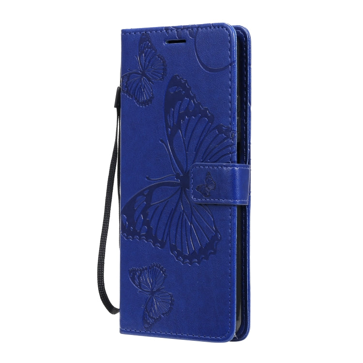 For Xiaomi Mi 10T Lite 3D Butterflies Embossing Pattern Horizontal Flip Leather Case with Holder & Card Slot & Wallet(Blue) - Xiaomi Cases by buy2fix | Online Shopping UK | buy2fix