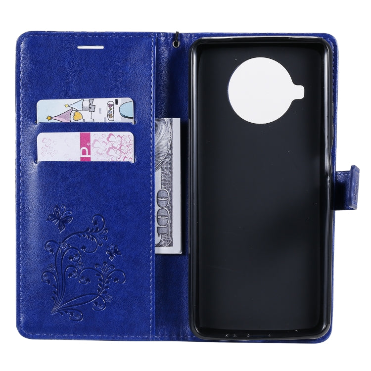 For Xiaomi Mi 10T Lite 3D Butterflies Embossing Pattern Horizontal Flip Leather Case with Holder & Card Slot & Wallet(Blue) - Xiaomi Cases by buy2fix | Online Shopping UK | buy2fix