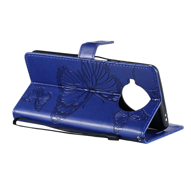 For Xiaomi Mi 10T Lite 3D Butterflies Embossing Pattern Horizontal Flip Leather Case with Holder & Card Slot & Wallet(Blue) - Xiaomi Cases by buy2fix | Online Shopping UK | buy2fix