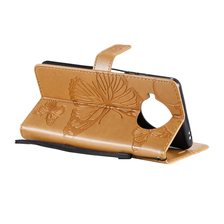 For Xiaomi Mi 10T Lite 3D Butterflies Embossing Pattern Horizontal Flip Leather Case with Holder & Card Slot & Wallet(Yellow) - Xiaomi Cases by buy2fix | Online Shopping UK | buy2fix