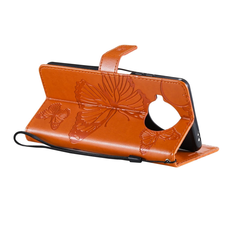 For Xiaomi Mi 10T Lite 3D Butterflies Embossing Pattern Horizontal Flip Leather Case with Holder & Card Slot & Wallet(Orange) - Xiaomi Cases by buy2fix | Online Shopping UK | buy2fix