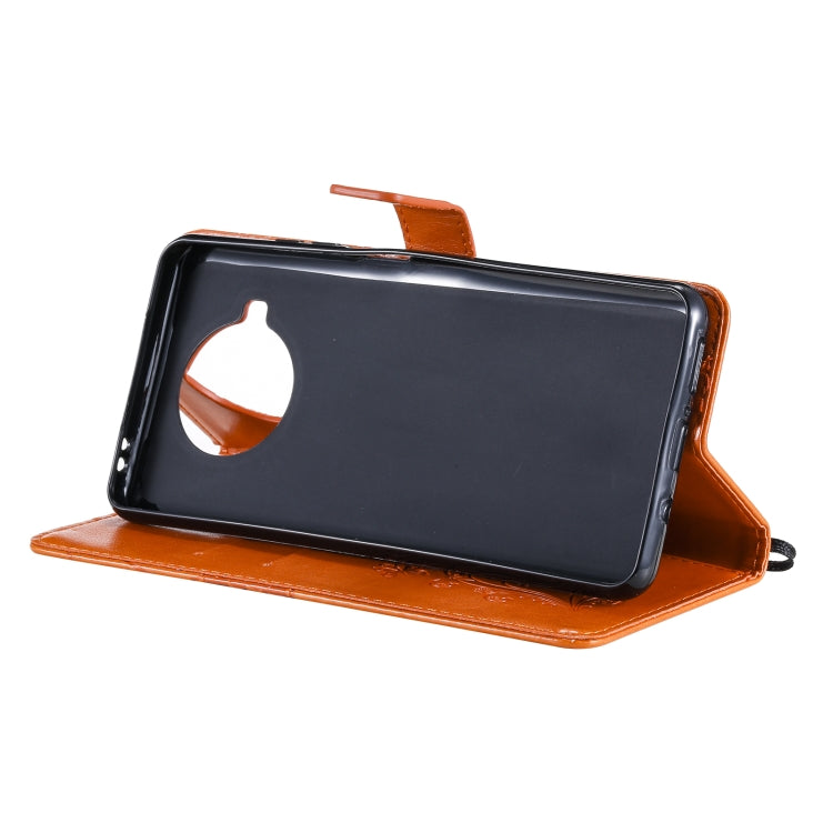 For Xiaomi Mi 10T Lite 3D Butterflies Embossing Pattern Horizontal Flip Leather Case with Holder & Card Slot & Wallet(Orange) - Xiaomi Cases by buy2fix | Online Shopping UK | buy2fix
