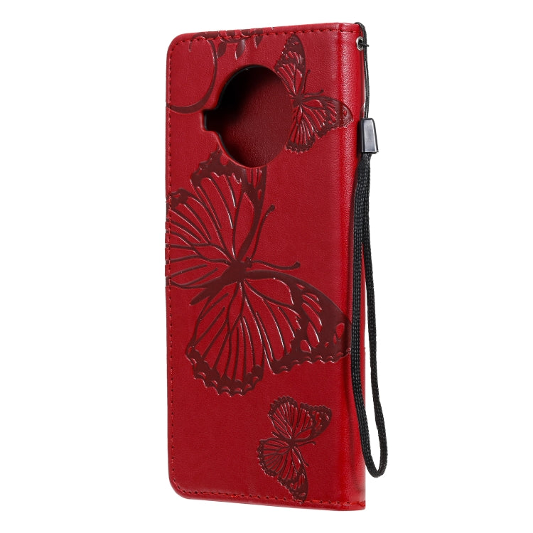 For Xiaomi Mi 10T Lite 3D Butterflies Embossing Pattern Horizontal Flip Leather Case with Holder & Card Slot & Wallet(Red) - Xiaomi Cases by buy2fix | Online Shopping UK | buy2fix