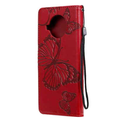 For Xiaomi Mi 10T Lite 3D Butterflies Embossing Pattern Horizontal Flip Leather Case with Holder & Card Slot & Wallet(Red) - Xiaomi Cases by buy2fix | Online Shopping UK | buy2fix