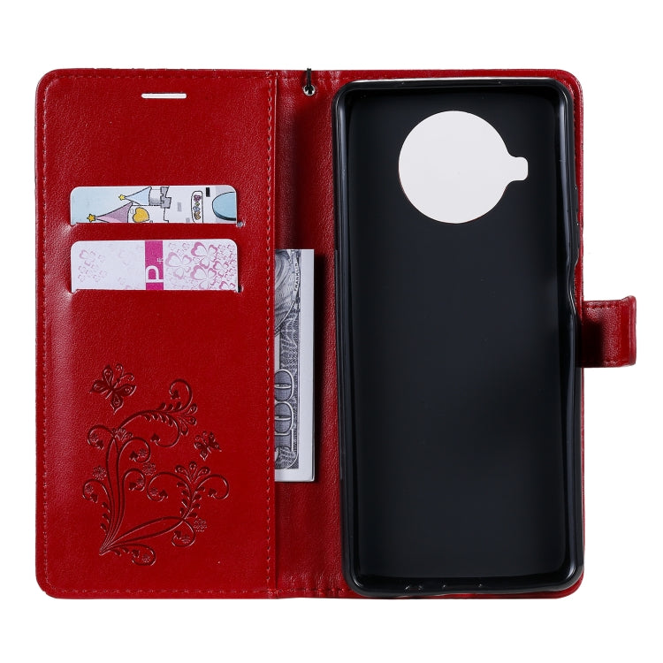 For Xiaomi Mi 10T Lite 3D Butterflies Embossing Pattern Horizontal Flip Leather Case with Holder & Card Slot & Wallet(Red) - Xiaomi Cases by buy2fix | Online Shopping UK | buy2fix