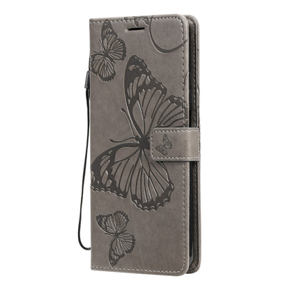 For Xiaomi Mi 10T Lite 3D Butterflies Embossing Pattern Horizontal Flip Leather Case with Holder & Card Slot & Wallet(Grey) - Xiaomi Cases by buy2fix | Online Shopping UK | buy2fix