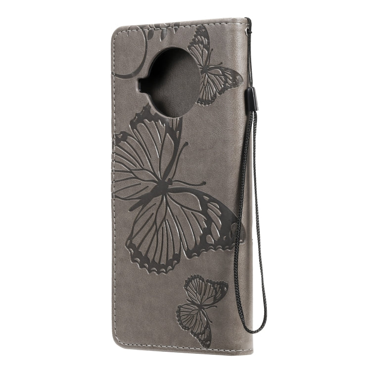 For Xiaomi Mi 10T Lite 3D Butterflies Embossing Pattern Horizontal Flip Leather Case with Holder & Card Slot & Wallet(Grey) - Xiaomi Cases by buy2fix | Online Shopping UK | buy2fix