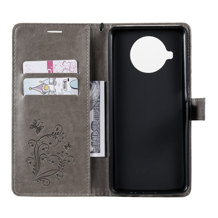 For Xiaomi Mi 10T Lite 3D Butterflies Embossing Pattern Horizontal Flip Leather Case with Holder & Card Slot & Wallet(Grey) - Xiaomi Cases by buy2fix | Online Shopping UK | buy2fix