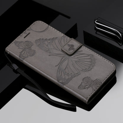 For Xiaomi Mi 10T Lite 3D Butterflies Embossing Pattern Horizontal Flip Leather Case with Holder & Card Slot & Wallet(Grey) - Xiaomi Cases by buy2fix | Online Shopping UK | buy2fix