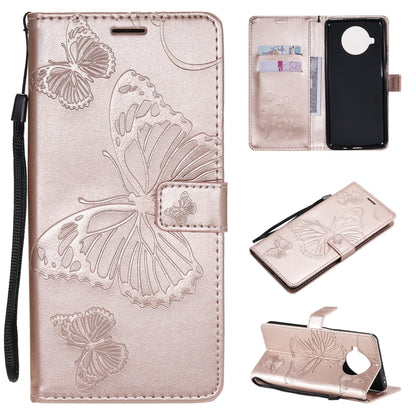 For Xiaomi Mi 10T Lite 3D Butterflies Embossing Pattern Horizontal Flip Leather Case with Holder & Card Slot & Wallet(Rose Gold) - Xiaomi Cases by buy2fix | Online Shopping UK | buy2fix