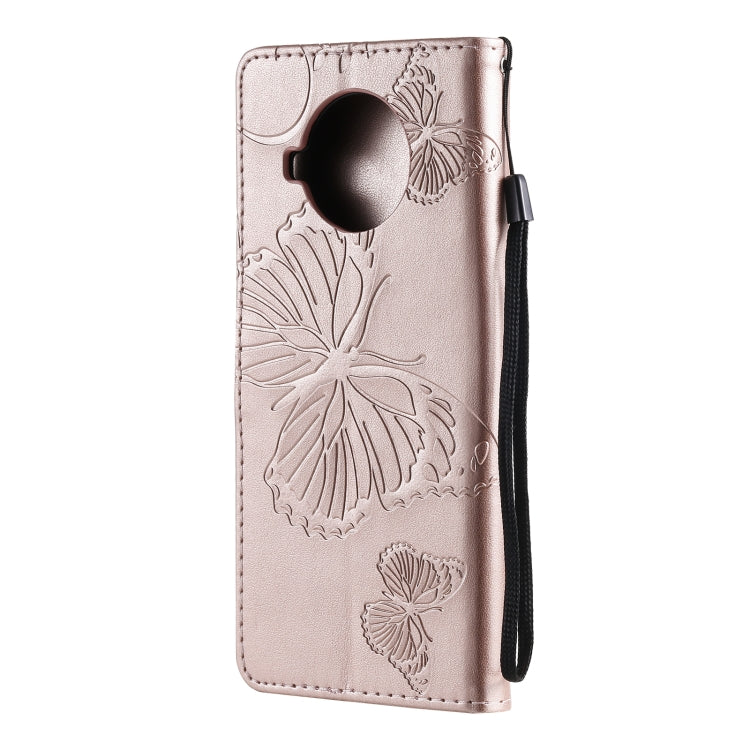 For Xiaomi Mi 10T Lite 3D Butterflies Embossing Pattern Horizontal Flip Leather Case with Holder & Card Slot & Wallet(Rose Gold) - Xiaomi Cases by buy2fix | Online Shopping UK | buy2fix