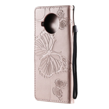 For Xiaomi Mi 10T Lite 3D Butterflies Embossing Pattern Horizontal Flip Leather Case with Holder & Card Slot & Wallet(Rose Gold) - Xiaomi Cases by buy2fix | Online Shopping UK | buy2fix