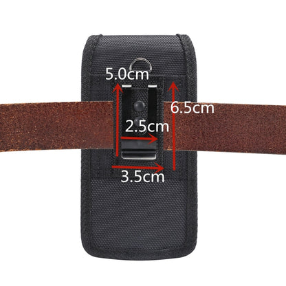 Universal Hanging Waist Oxford Cloth Case with Carabiner for 7.2 inch Mobile Phones - Universal Leather Case by buy2fix | Online Shopping UK | buy2fix