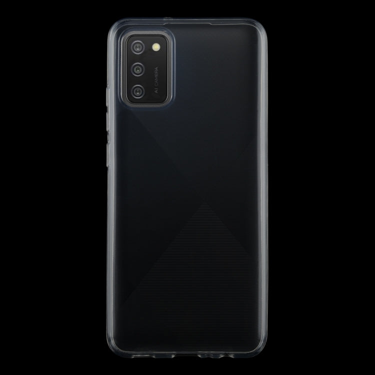 For Samsung Galaxy A02s 0.75mm Ultra-thin Transparent TPU Soft Protective Case by buy2fix
