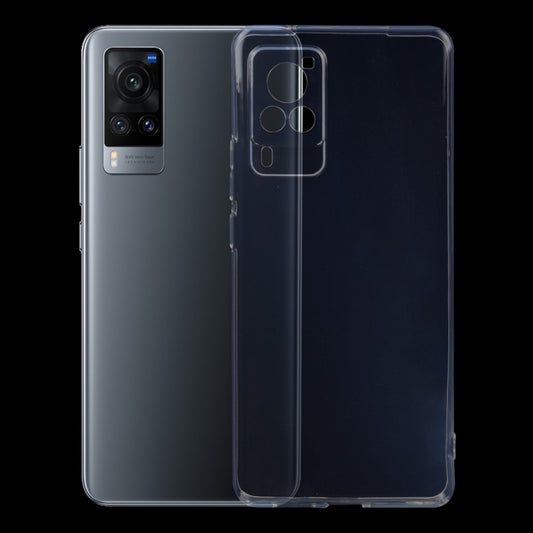 For vivo X60 Pro / X60 Curved Screen 0.75mm Ultra-thin Transparent TPU Soft Protective Case - vivo Cases by buy2fix | Online Shopping UK | buy2fix