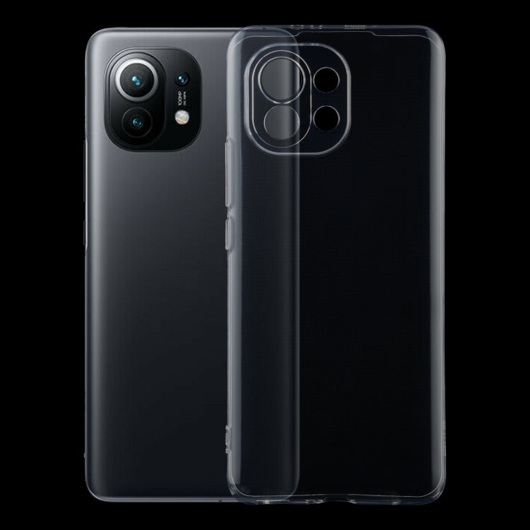 For Xiaomi Mi 11 0.75mm Ultra-thin Transparent TPU Soft Protective Case - Xiaomi Cases by buy2fix | Online Shopping UK | buy2fix