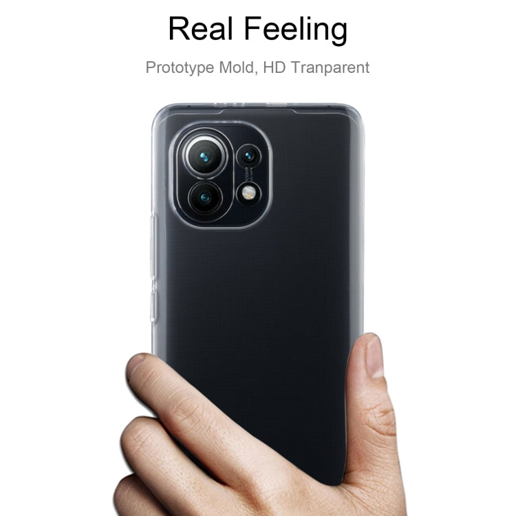 For Xiaomi Mi 11 0.75mm Ultra-thin Transparent TPU Soft Protective Case - Xiaomi Cases by buy2fix | Online Shopping UK | buy2fix