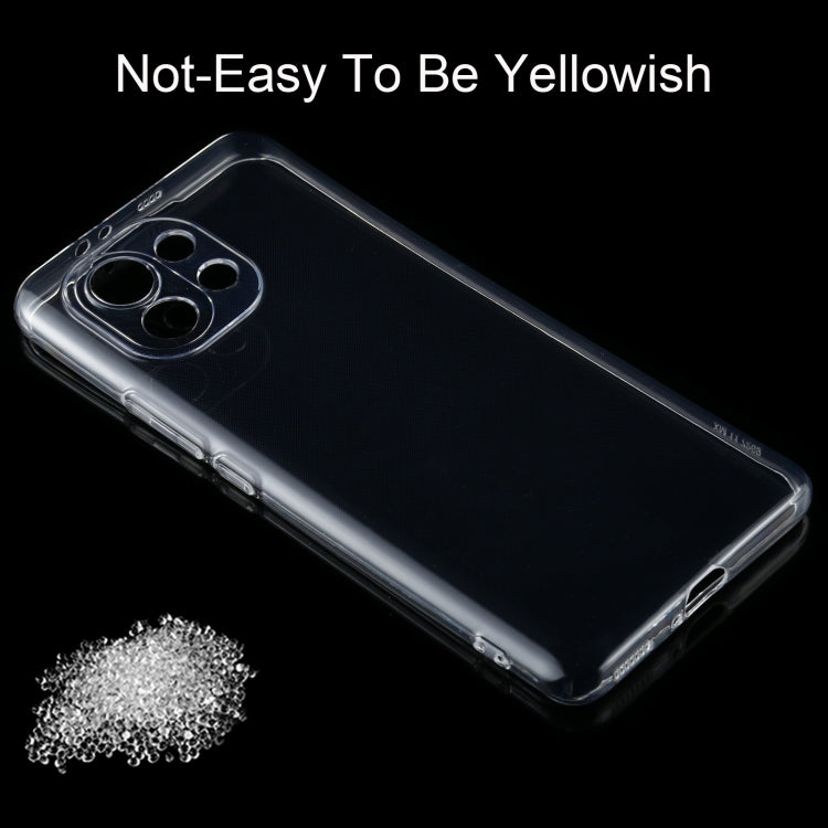 For Xiaomi Mi 11 0.75mm Ultra-thin Transparent TPU Soft Protective Case - Xiaomi Cases by buy2fix | Online Shopping UK | buy2fix