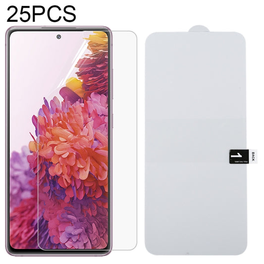For Samsung Galaxy S20 FE 5G 25 PCS Full Screen Protector Explosion-proof Front Hydrogel Film - For Samsung by buy2fix | Online Shopping UK | buy2fix