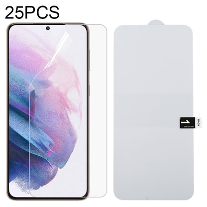 For Samsung Galaxy S21+ 5G 25 PCS Full Screen Protector Explosion-proof Front Hydrogel Film - For Samsung by buy2fix | Online Shopping UK | buy2fix