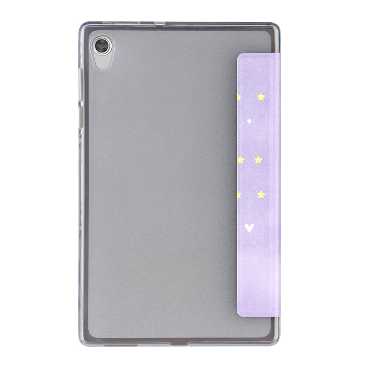 For Lenovo Tab M10 HD Gen 2 (TB-X306F) Coloured Drawing Pattern Horizontal Flip Leather Case with Three-folding Holder(Rainbow Horse) - Lenovo by buy2fix | Online Shopping UK | buy2fix