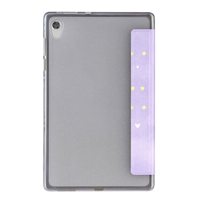 For Lenovo Tab M10 HD Gen 2 (TB-X306F) Coloured Drawing Pattern Horizontal Flip Leather Case with Three-folding Holder(Rainbow Horse) - Lenovo by buy2fix | Online Shopping UK | buy2fix