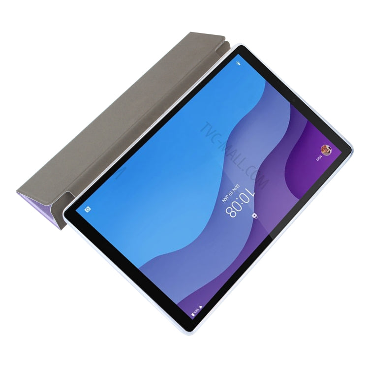 For Lenovo Tab M10 HD Gen 2 (TB-X306F) Coloured Drawing Pattern Horizontal Flip Leather Case with Three-folding Holder(Rainbow Horse) - Lenovo by buy2fix | Online Shopping UK | buy2fix