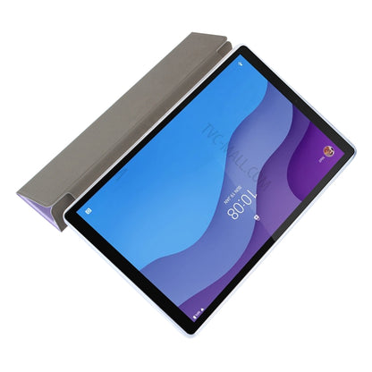 For Lenovo Tab M10 HD Gen 2 (TB-X306F) Coloured Drawing Pattern Horizontal Flip Leather Case with Three-folding Holder(Rainbow Horse) - Lenovo by buy2fix | Online Shopping UK | buy2fix