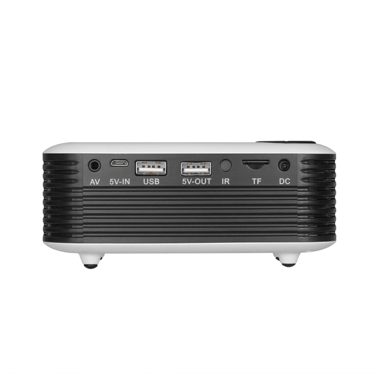 TRANSJEE A2000 320x240P 1000 ANSI Lumens Mini Home Theater HD Digital Projector, Plug Type: UK Plug(White) - Mini Projector by buy2fix | Online Shopping UK | buy2fix