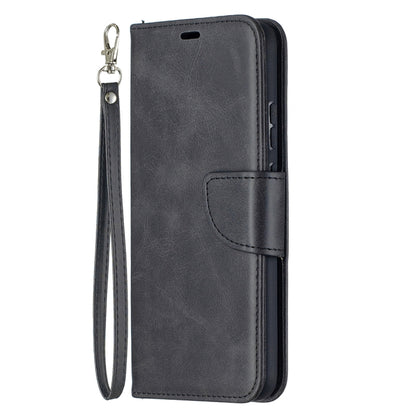 For Nokia 5.4 Retro Lambskin Texture Pure Color Horizontal Flip PU Leather Case with Holder & Card Slots & Wallet & Lanyard(Black) - Nokia Cases by buy2fix | Online Shopping UK | buy2fix