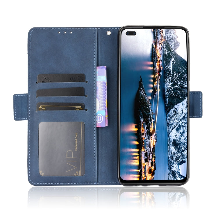 For Infinix Note 8 / X692 Wallet Style Skin Feel Calf Pattern Leather Case with Separate Card Slots(Blue) - Infinix Cases by buy2fix | Online Shopping UK | buy2fix